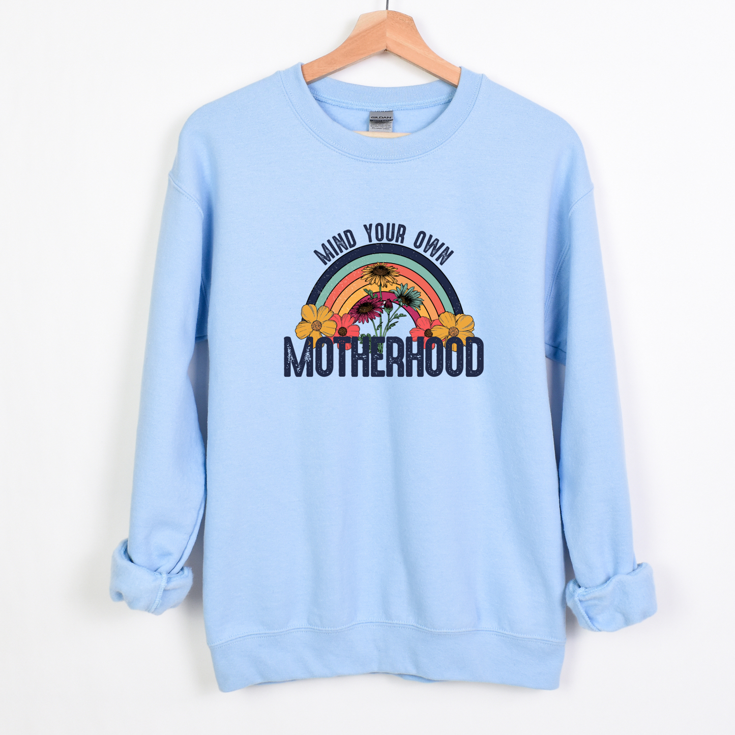 Adult crewneck sweatshirt | Mind your own Motherhood Crewneck sweatshirt | Gift for Mom