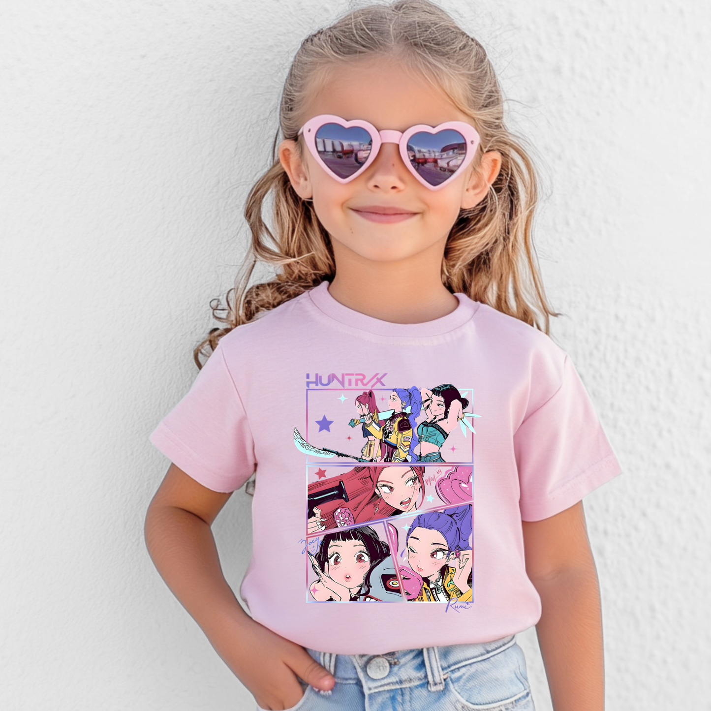 Comic K-pop Demon Hunters Huntrix Group Shirt