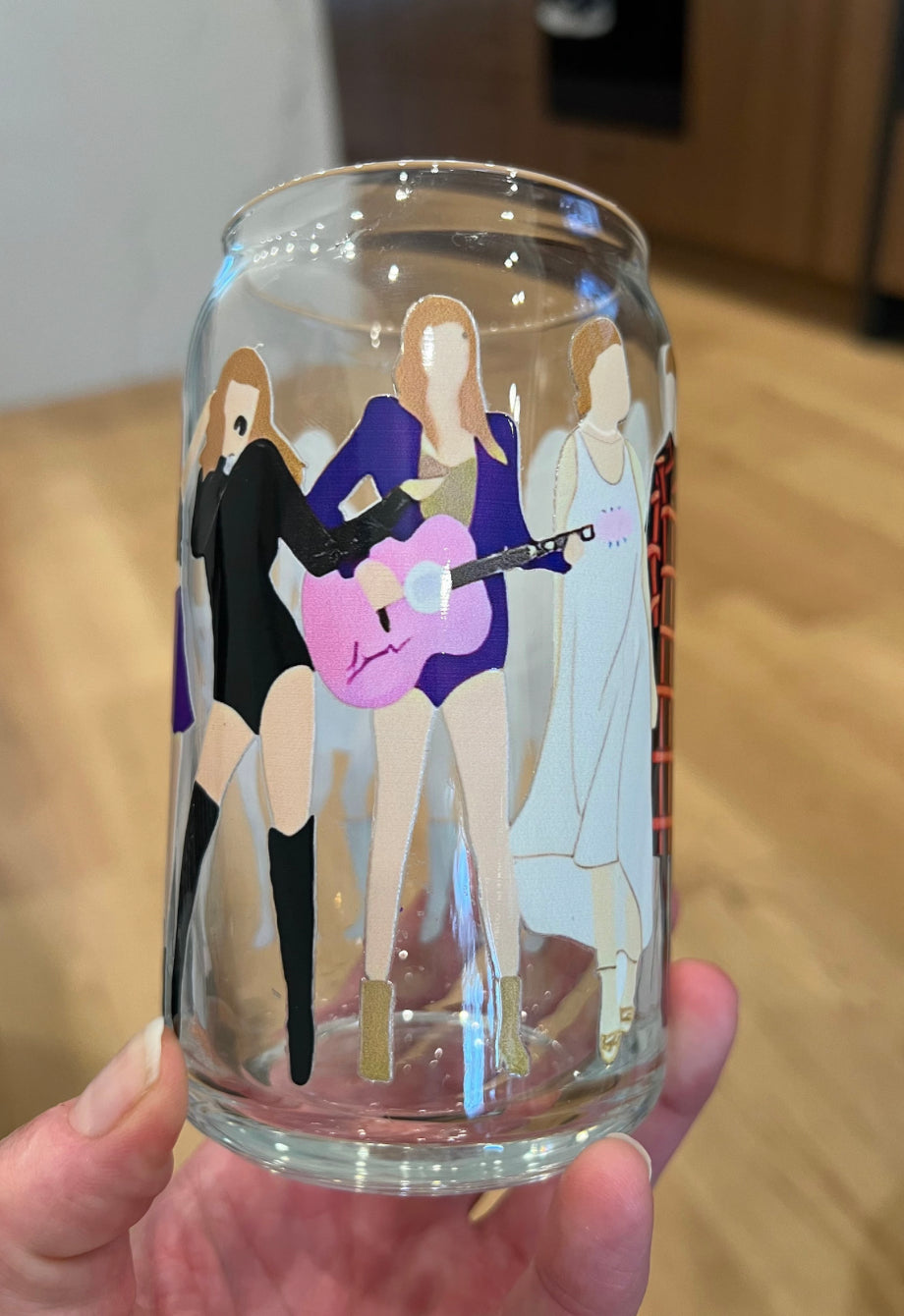 Tay Swift Inspired 16 oz Glass