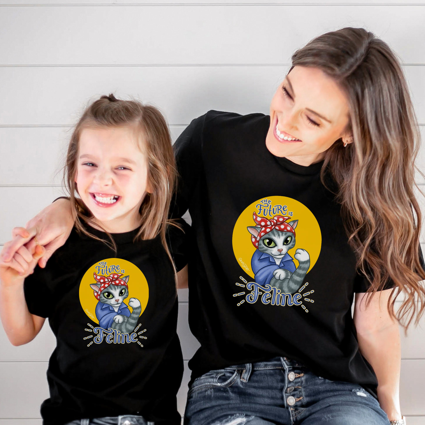 Geeky Pets t-shirt | The Future is Female t-shirt | Adult t-shirt | Unisex Comfort Color t-shirts