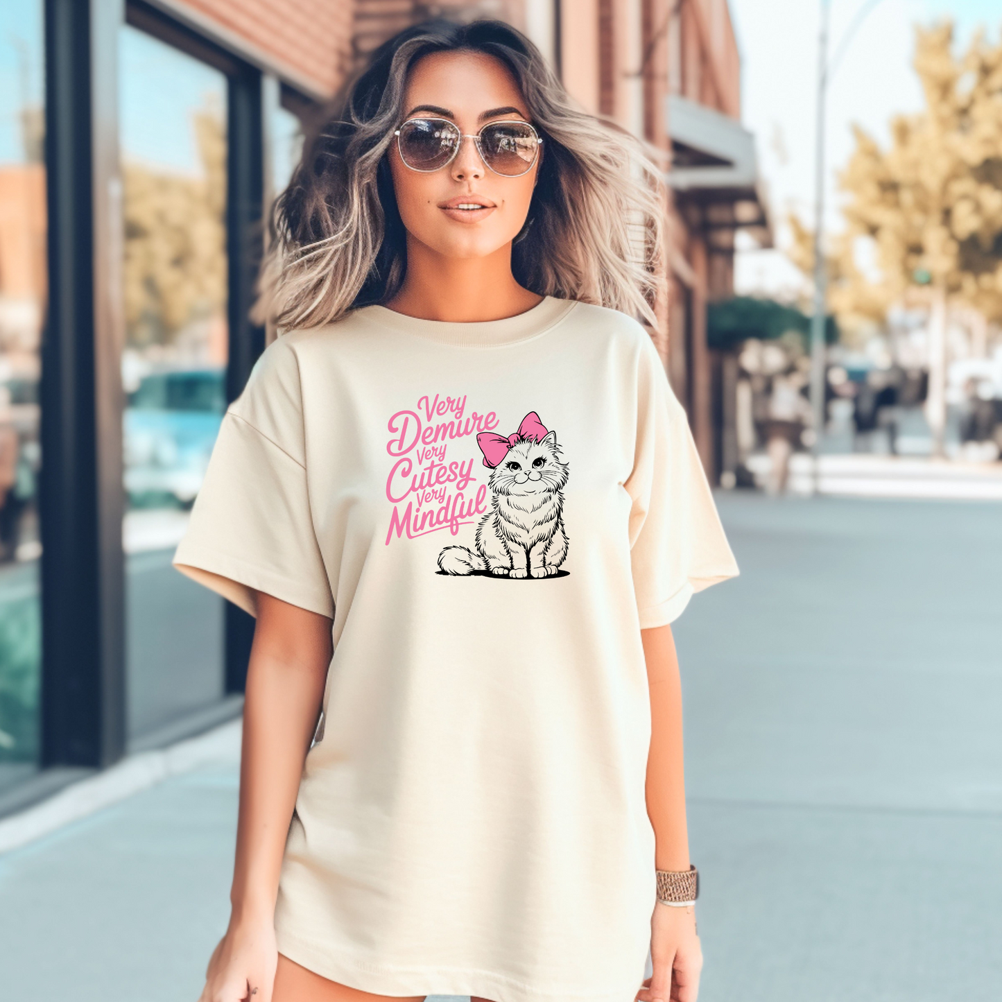 Very Demure, Very Cutesy, Very Mindful Adult Shirt