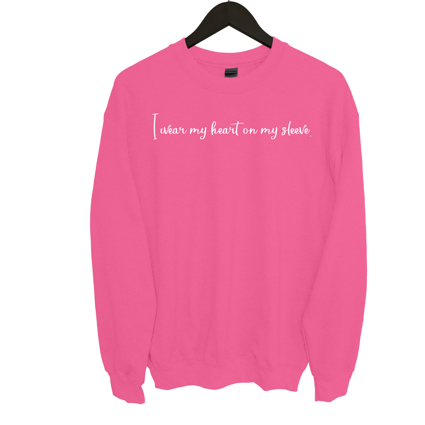 Gift for Mom | Gift for Grandma | I wear my heart on my sleeve | Custom Sweater | Unique gift idea