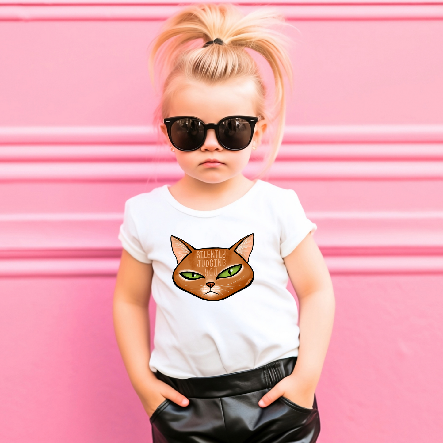 Silently Judging You shirt | Geeky Pets shirt | Kids shirt