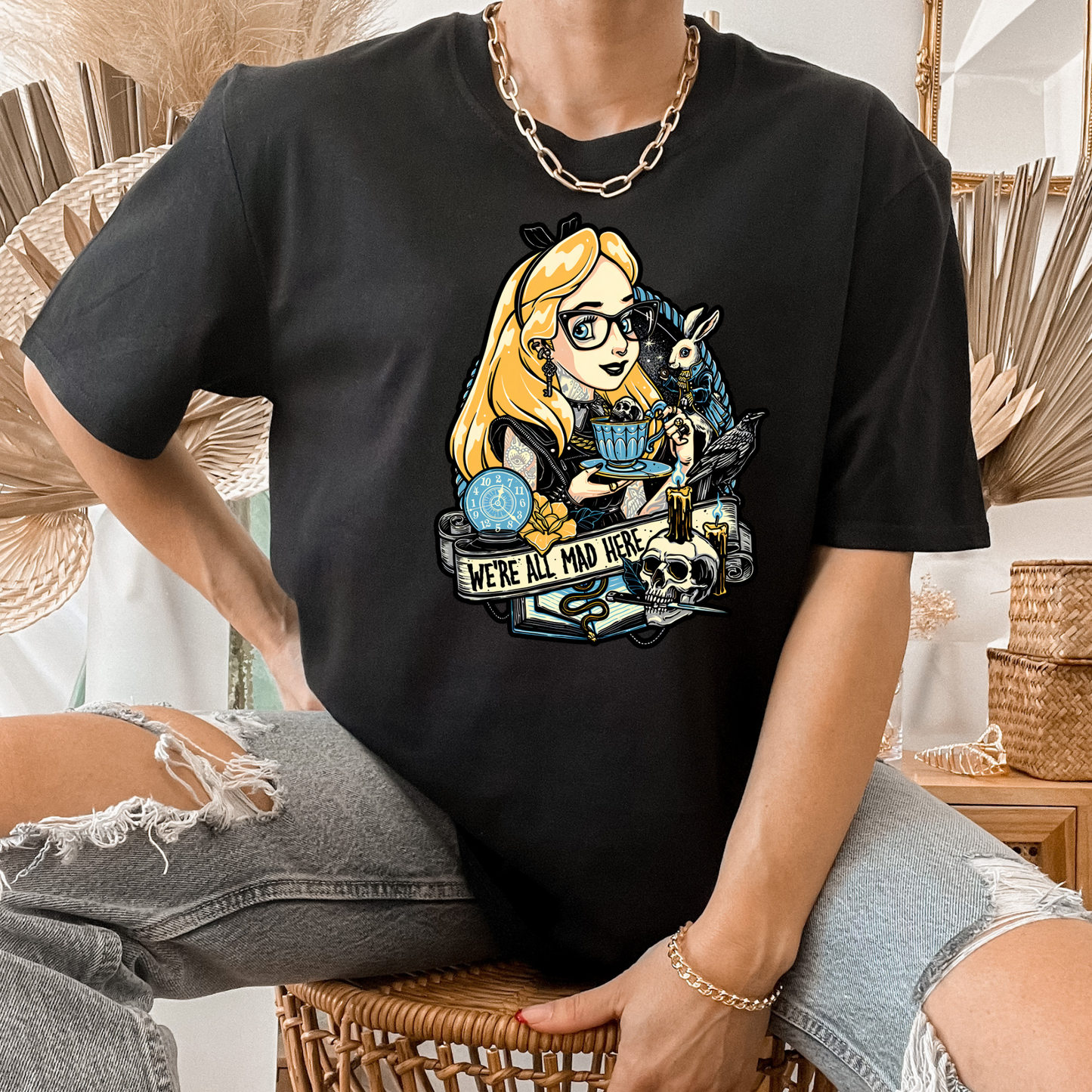Dark Princess | Alice in Wonderland inspired shirt | Adult Comfort Colors shirt | Book Lovers shirt