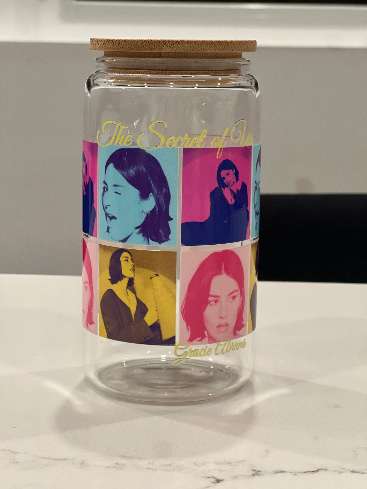 Gracie Abrams Inspired 16 oz glass