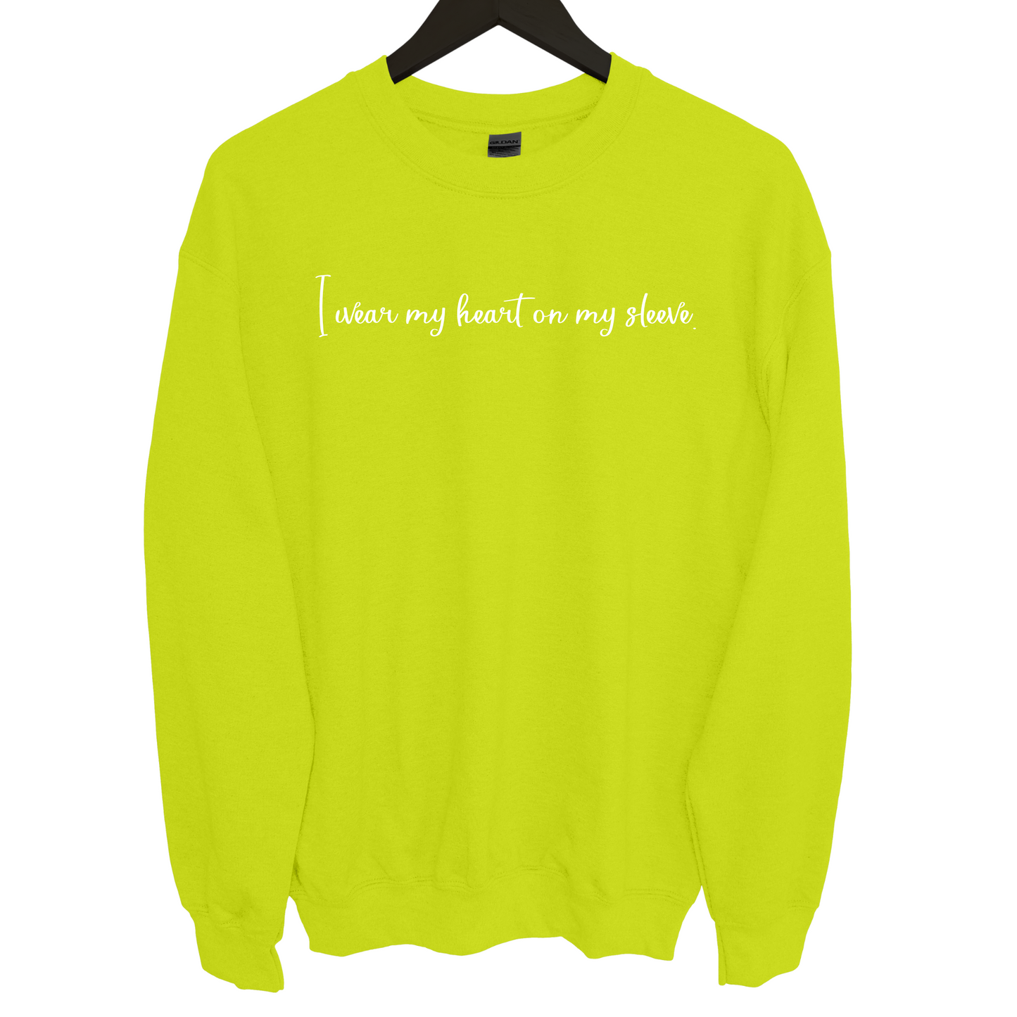 Gift for Mom | Gift for Grandma | I wear my heart on my sleeve | Custom Sweater | Unique gift idea