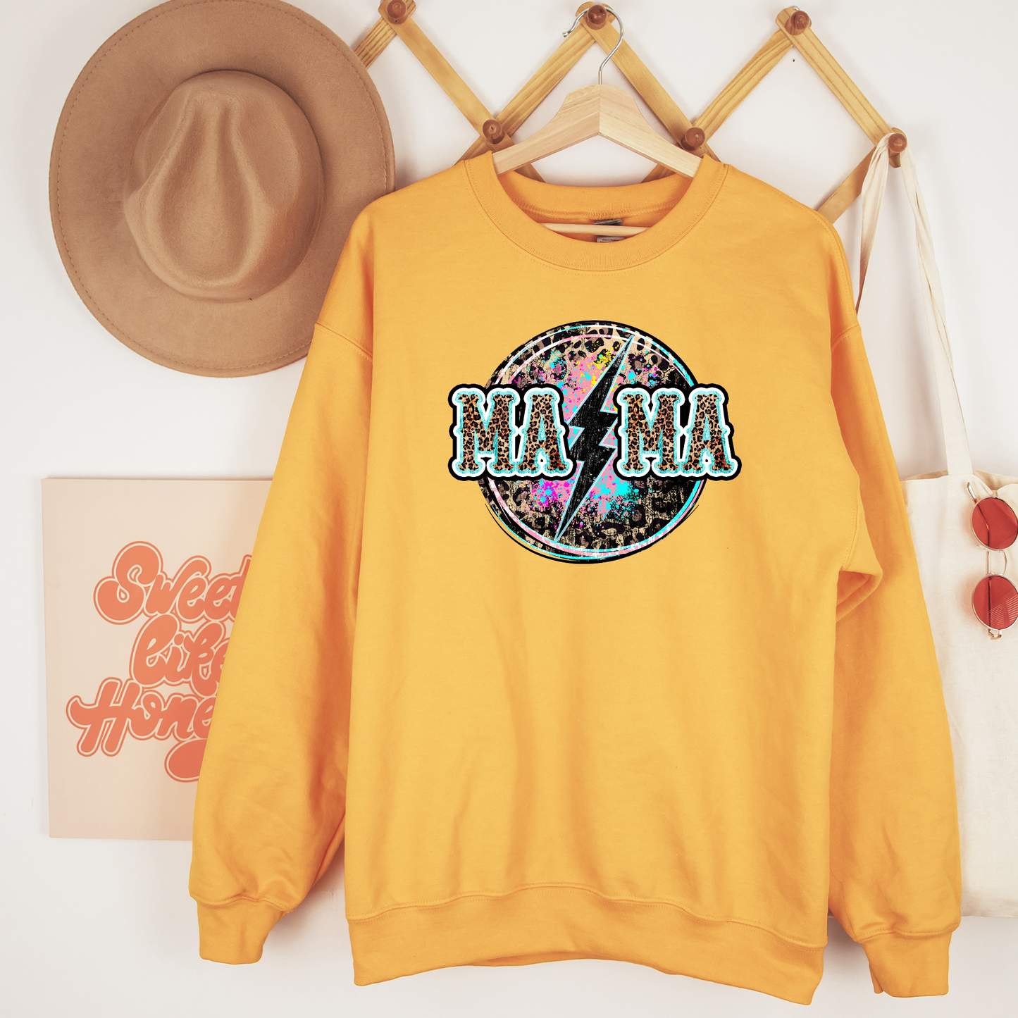 Adult crewneck sweatshirt | MA MA Crewneck sweatshirt | Gift for Mom