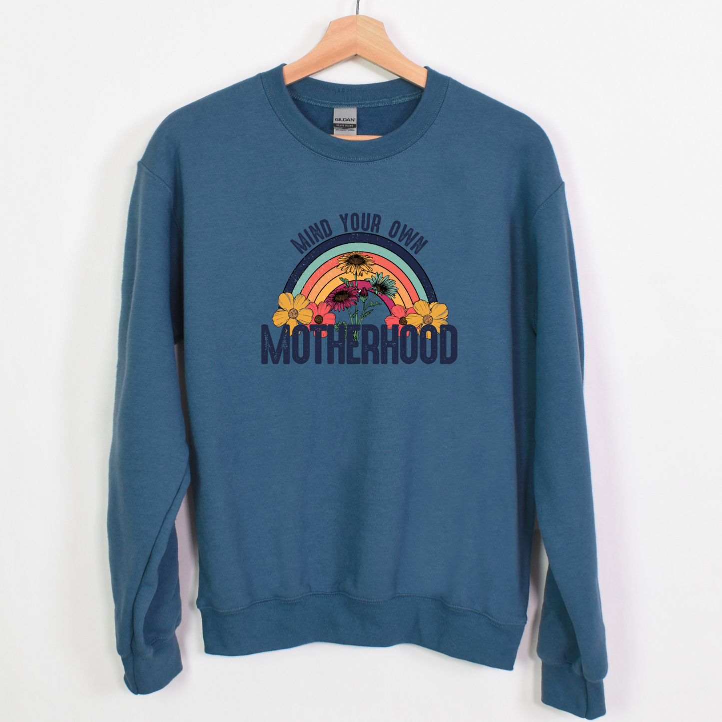 Adult crewneck sweatshirt | Mind your own Motherhood Crewneck sweatshirt | Gift for Mom