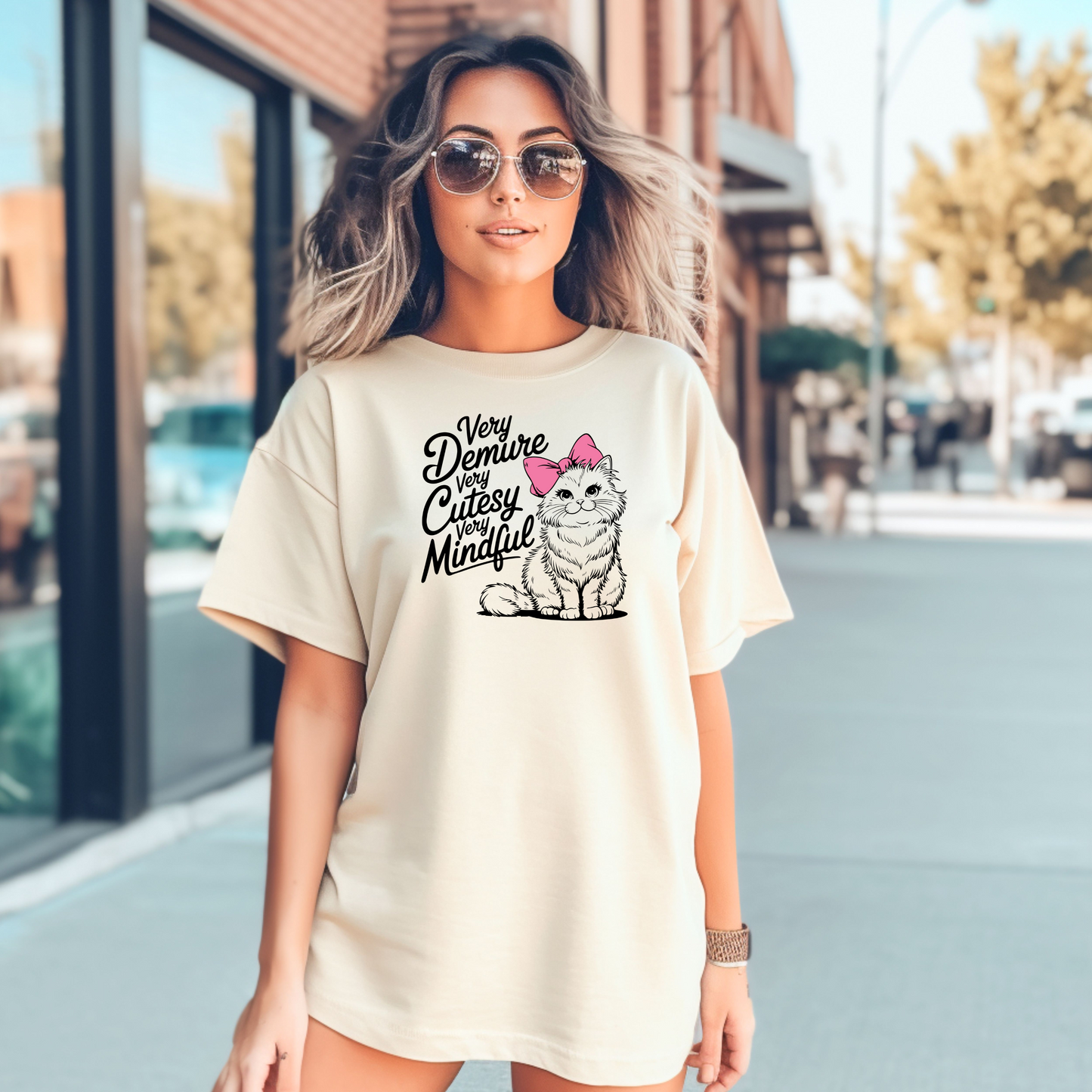 Very Demure, Very Cutesy, Very Mindful Adult Shirt