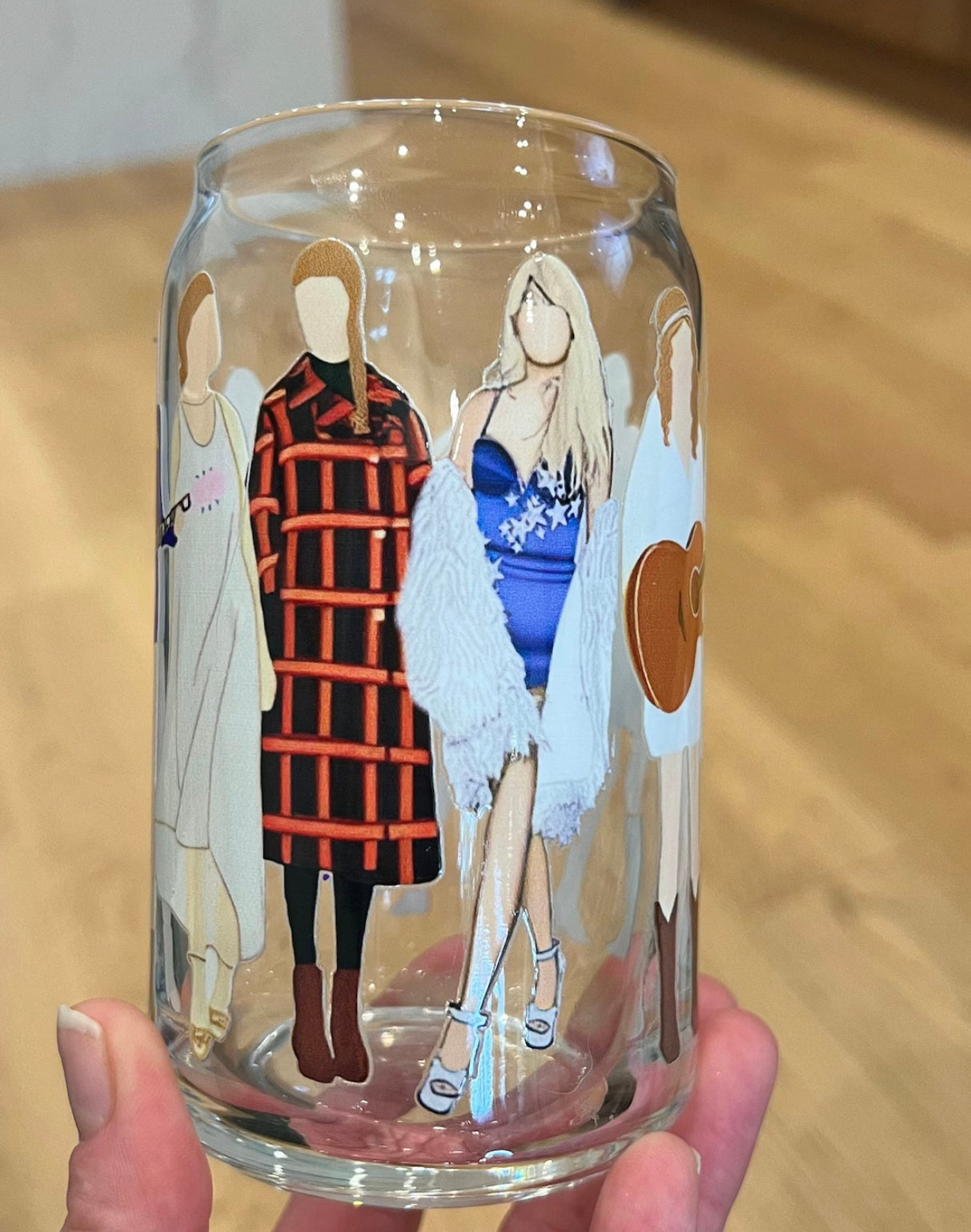 Tay Swift Inspired 16 oz Glass
