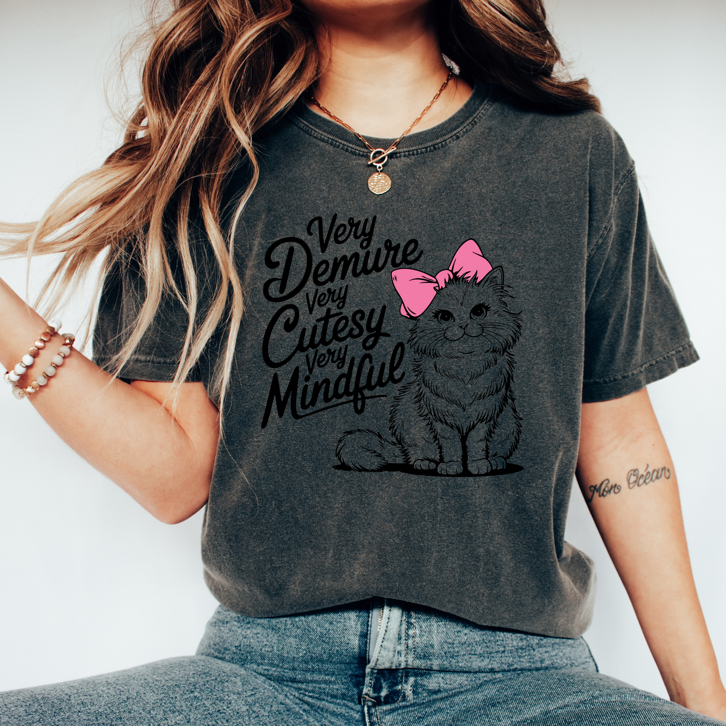 Very Demure, Very Cutesy, Very Mindful Adult Shirt