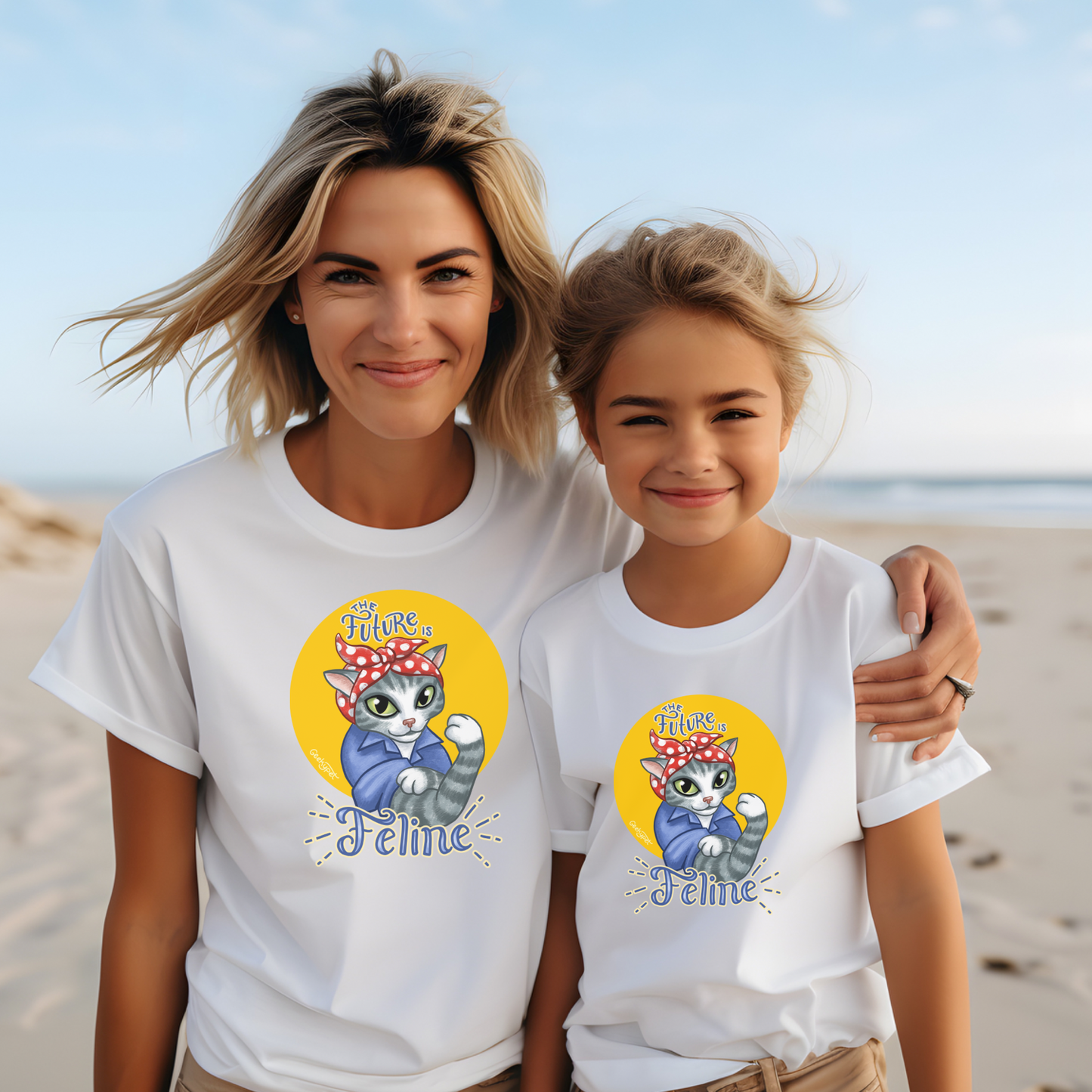 Geeky Pets t-shirt | The Future is Female t-shirt | Adult t-shirt | Unisex Comfort Color t-shirts