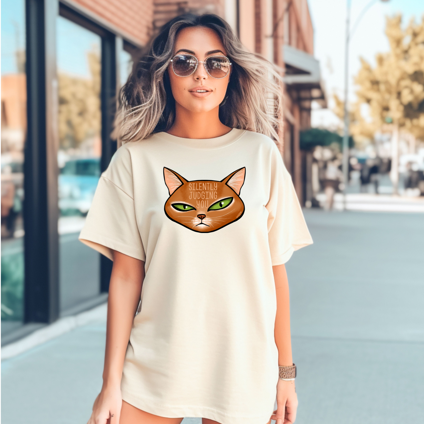 Geeky Pets shirt | Silently Judging you shirt | Adult shirt | Unisex Comfort Color shirts