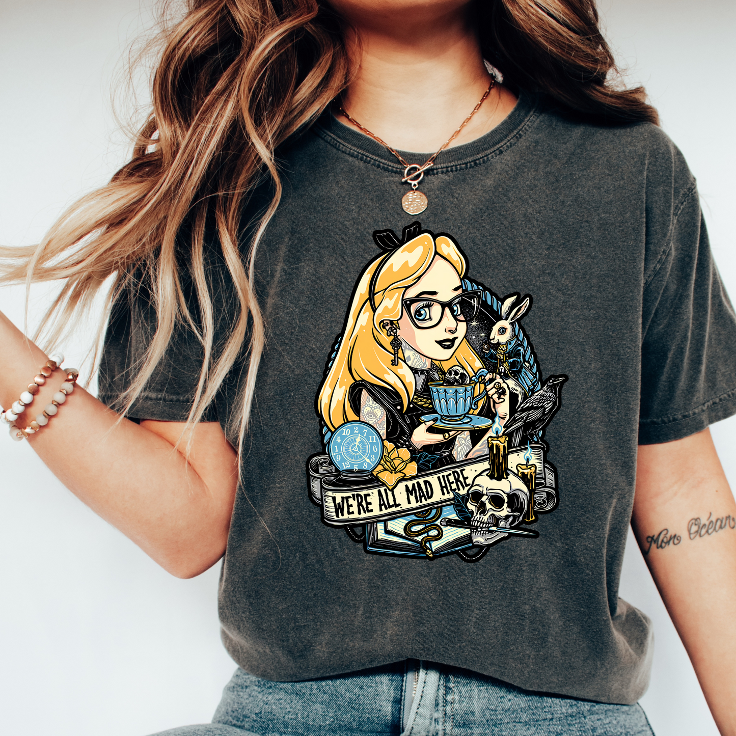 Dark Princess | Alice in Wonderland inspired shirt | Adult Comfort Colors shirt | Book Lovers shirt