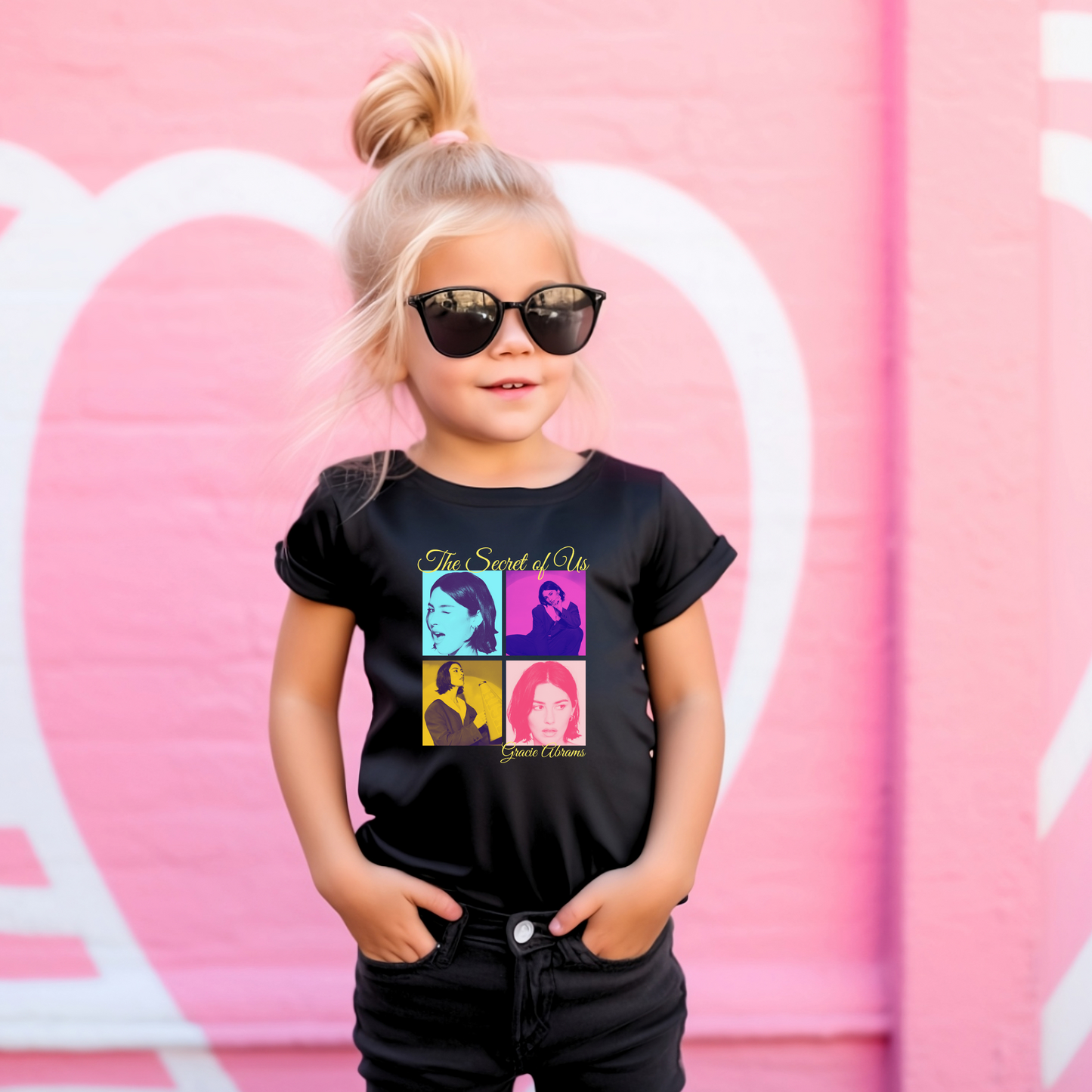 Gracie Abrams Pop of Colour Shirt