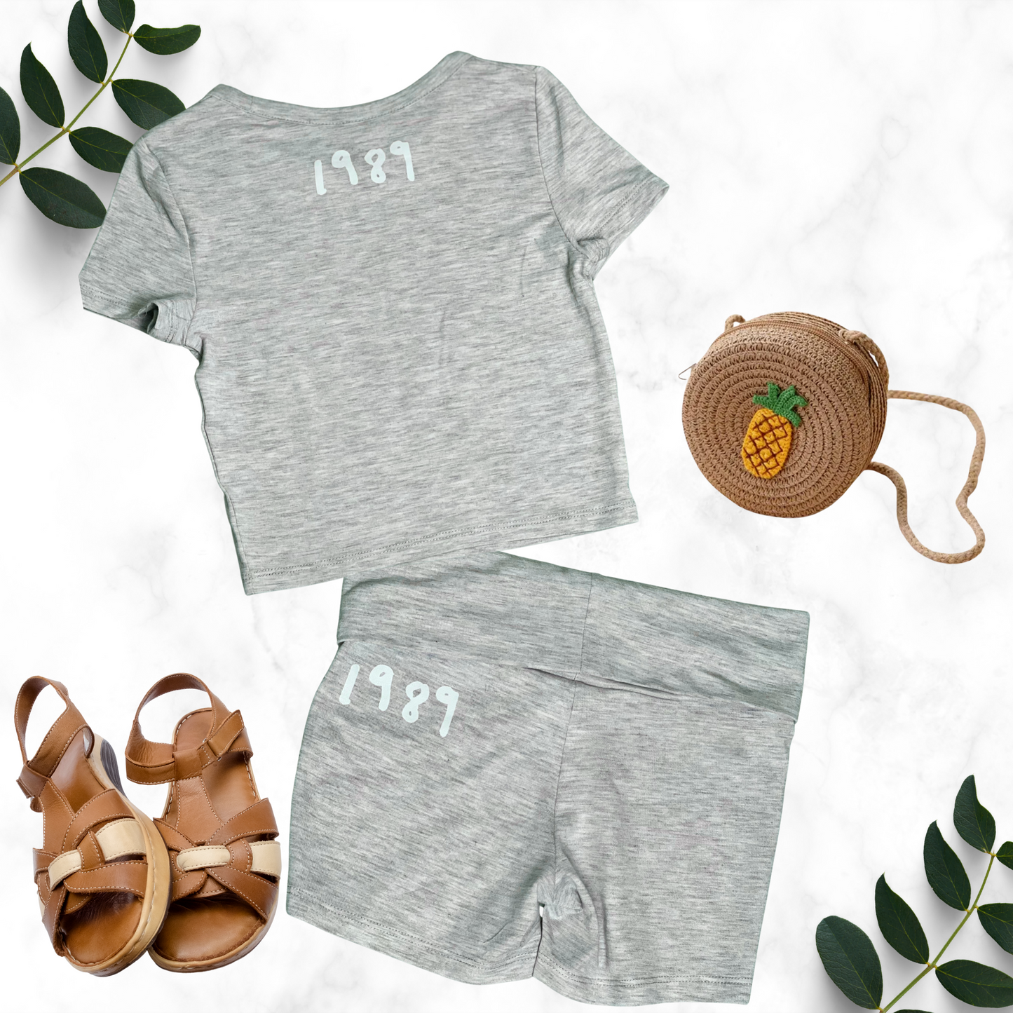 Taylor Swift Inspired 1989 Shorts and TShirt set