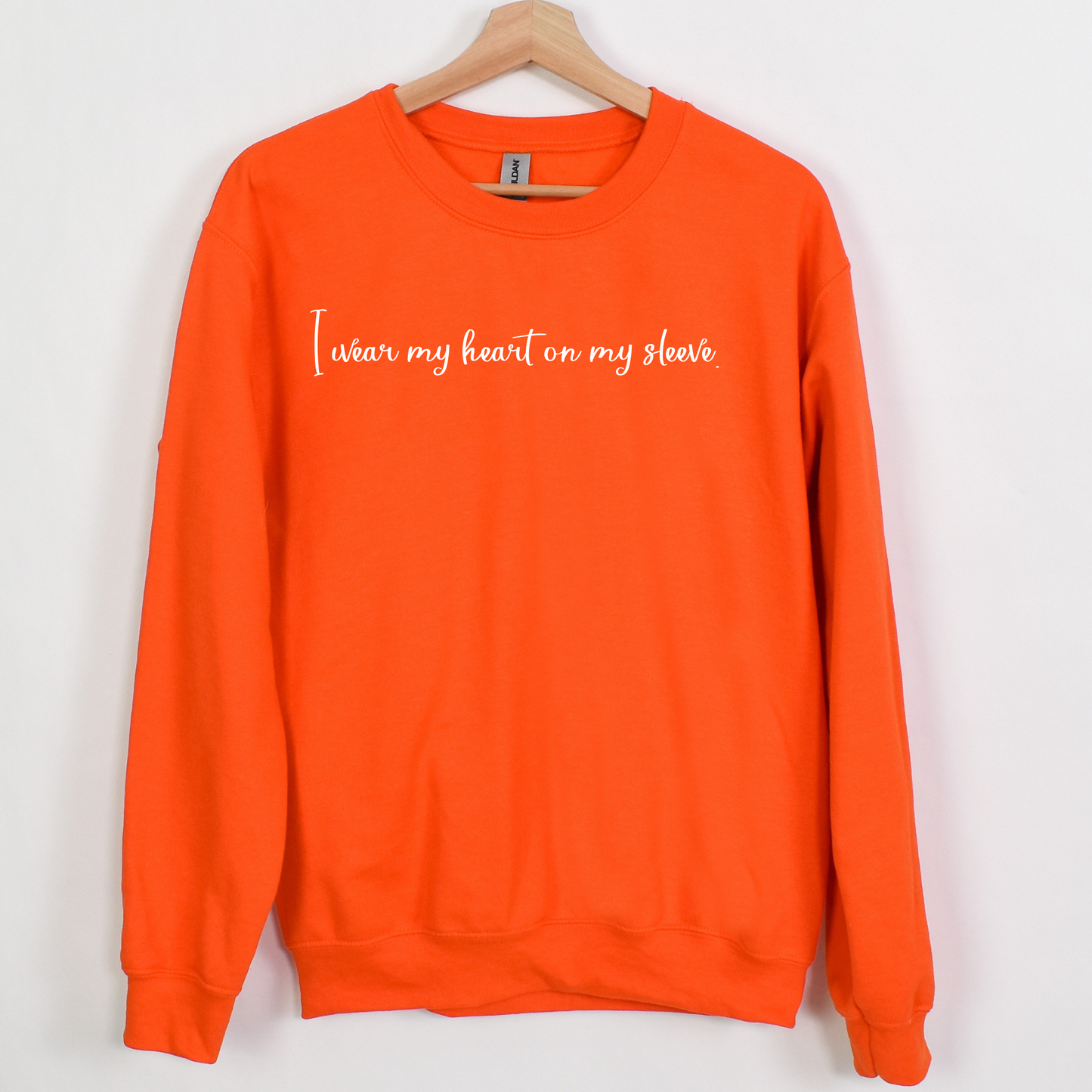Gift for Mom | Gift for Grandma | I wear my heart on my sleeve | Custom Sweater | Unique gift idea