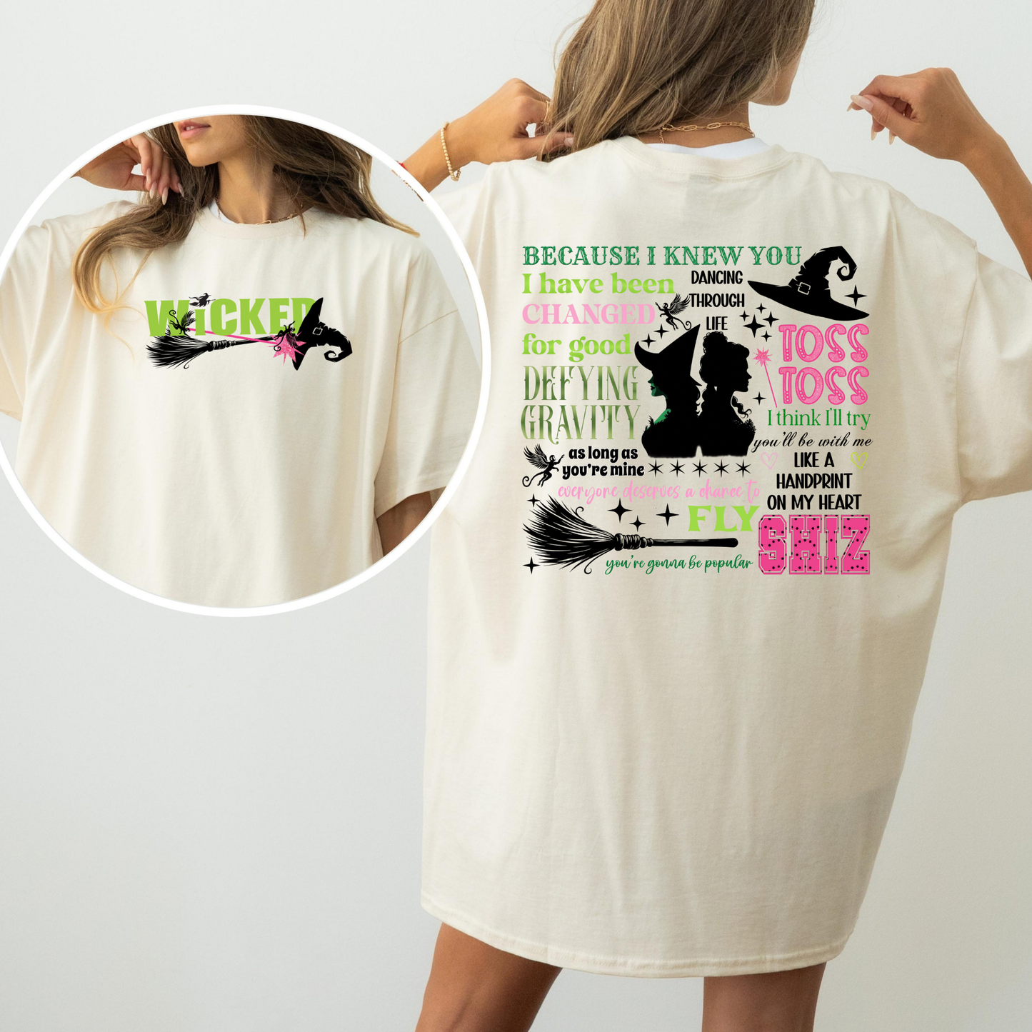Wicked Shirt | Wicked the Movie shirt | Adult Wicked shirt |