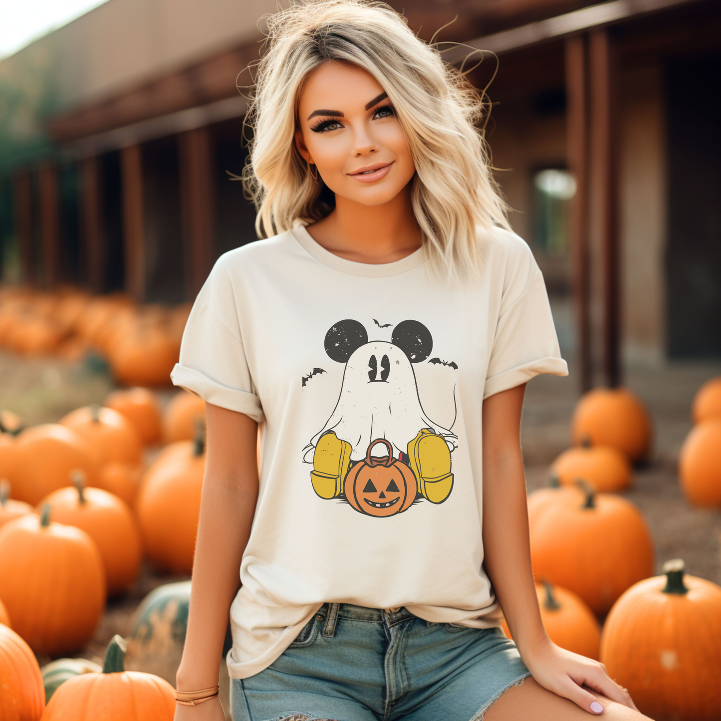 Mouse Halloween shirt | Ghost shirt | Adult shirt