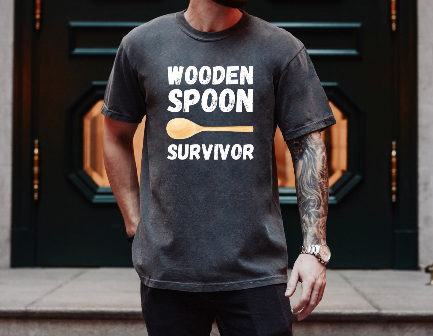 Wooden Spoon Survivor | Gen X Shirt | Funny Shirt | Shirt for Dad