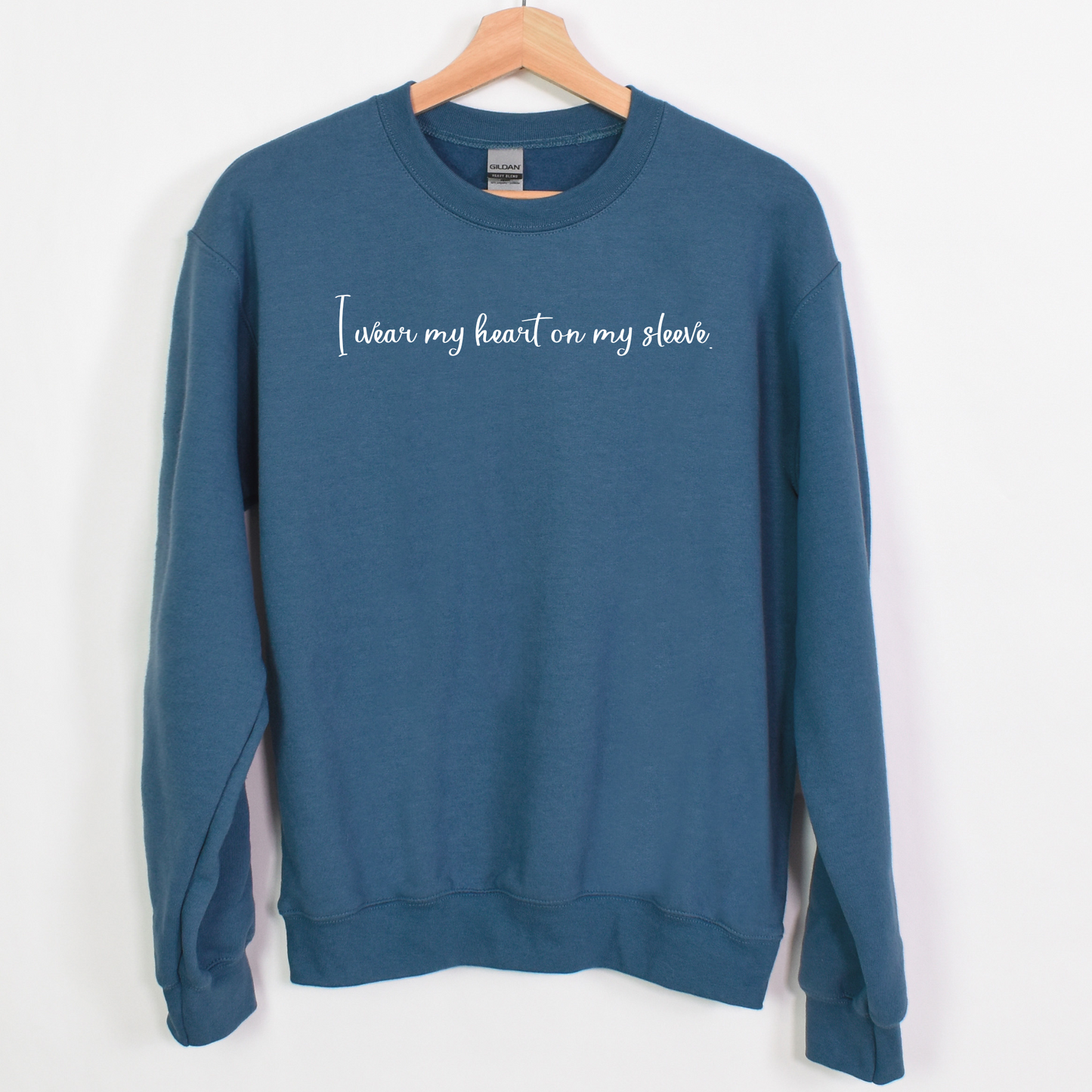Gift for Mom | Gift for Grandma | I wear my heart on my sleeve | Custom Sweater | Unique gift idea