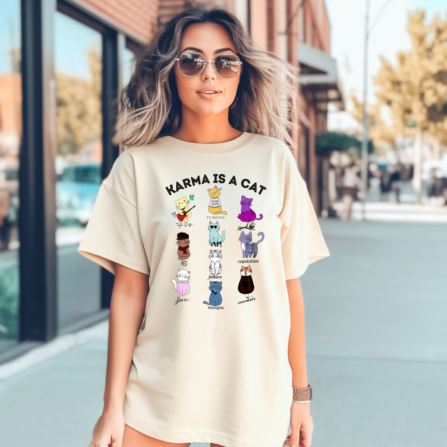 Tay Swift Karma is Cat Shirt
