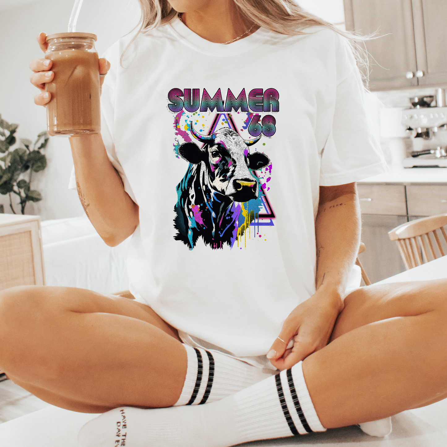Vintage Cow shirt | Summer of 1968 | Adult Comfort Color shirt