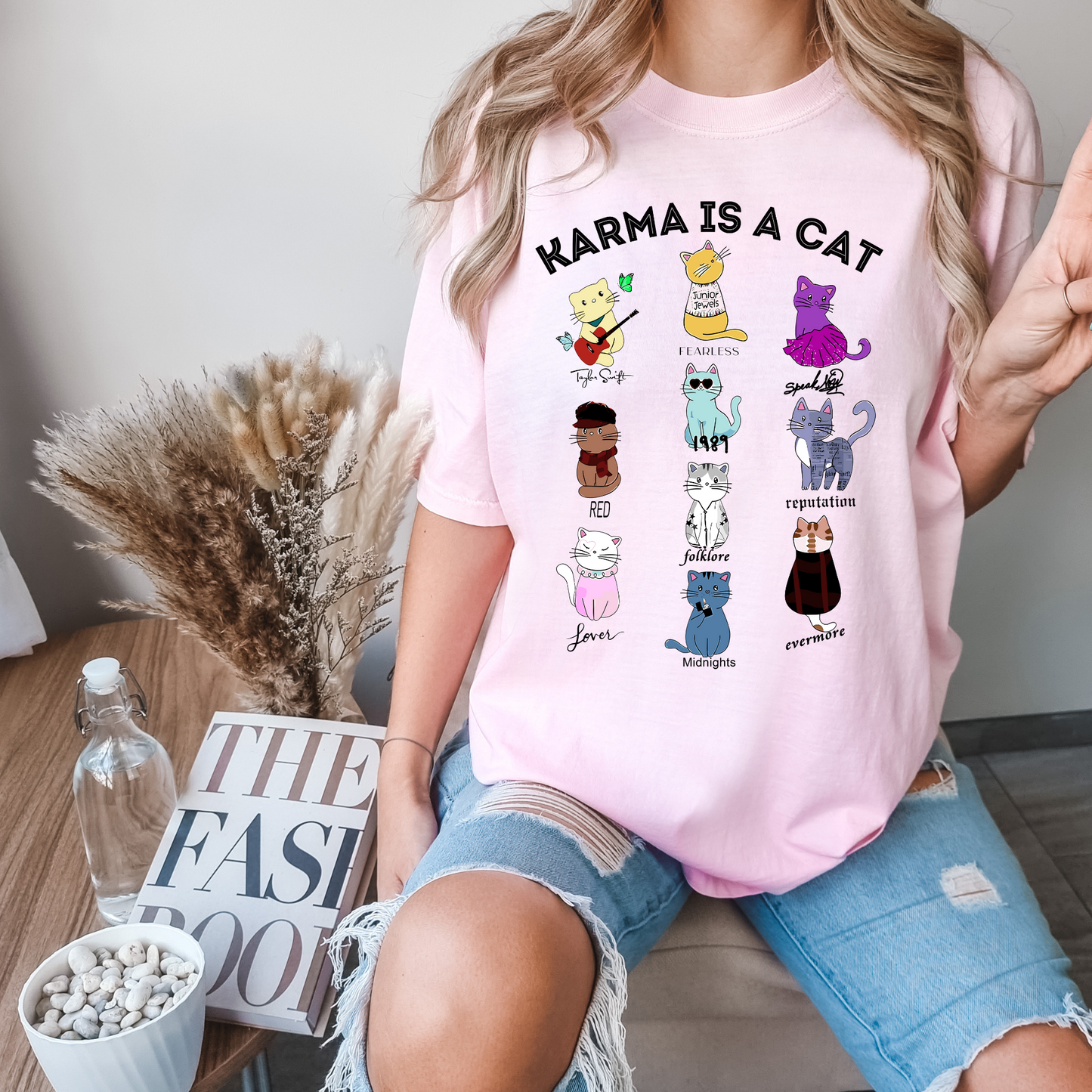 Tay Swift Karma is Cat Shirt