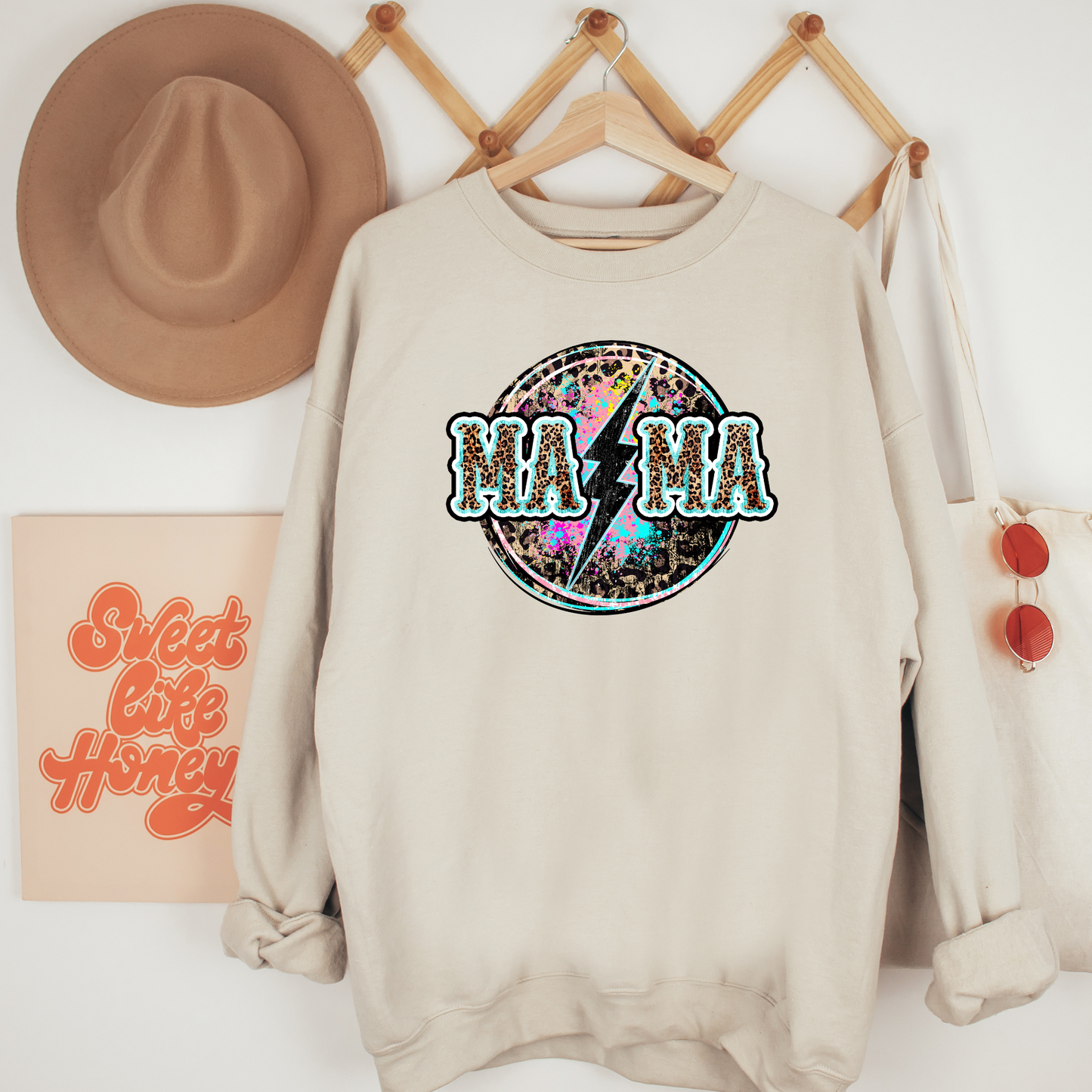 Adult crewneck sweatshirt | MA MA Crewneck sweatshirt | Gift for Mom