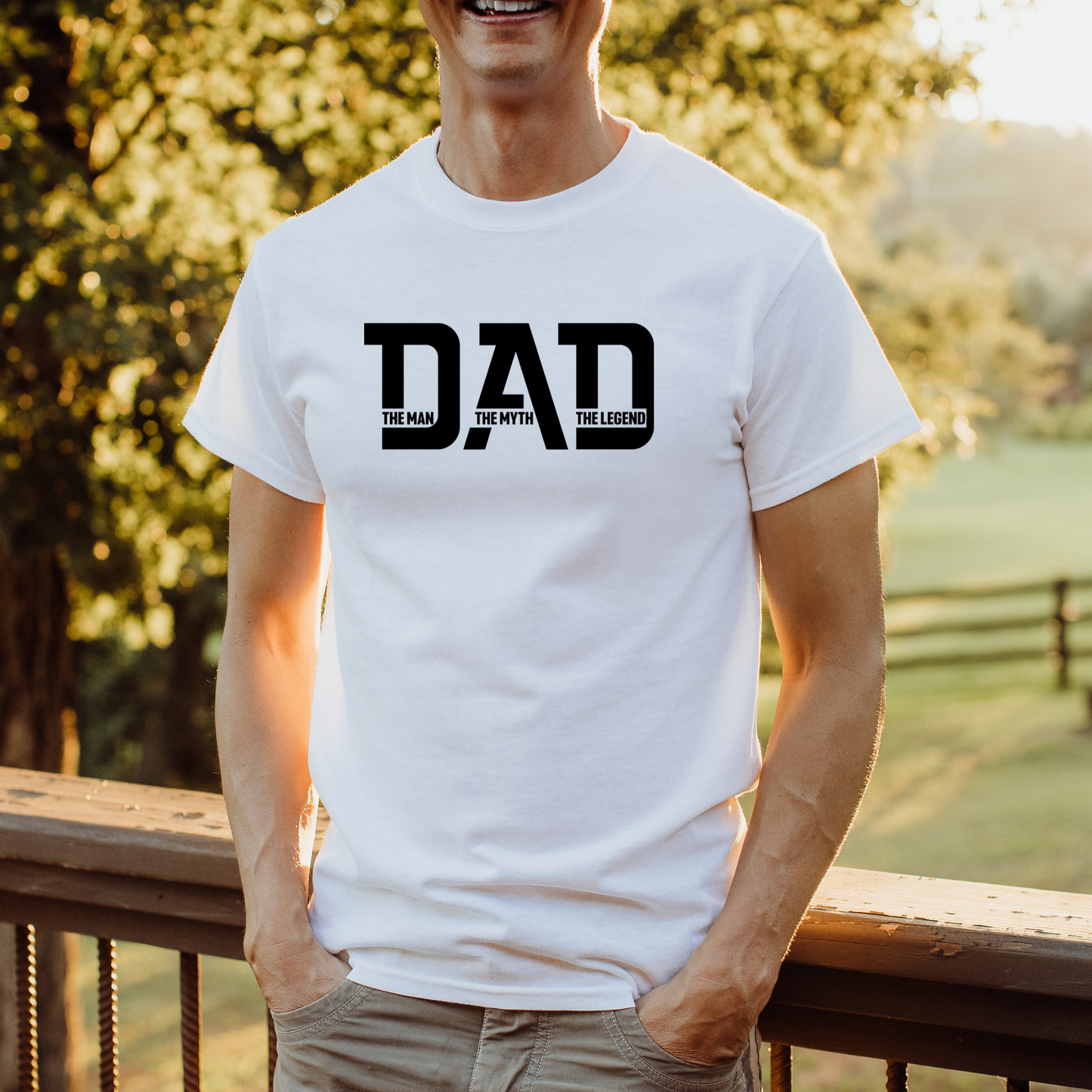 Dad The Man The Myth The Legend | Gift for Dad | Shirt for DAD | Adult shirt