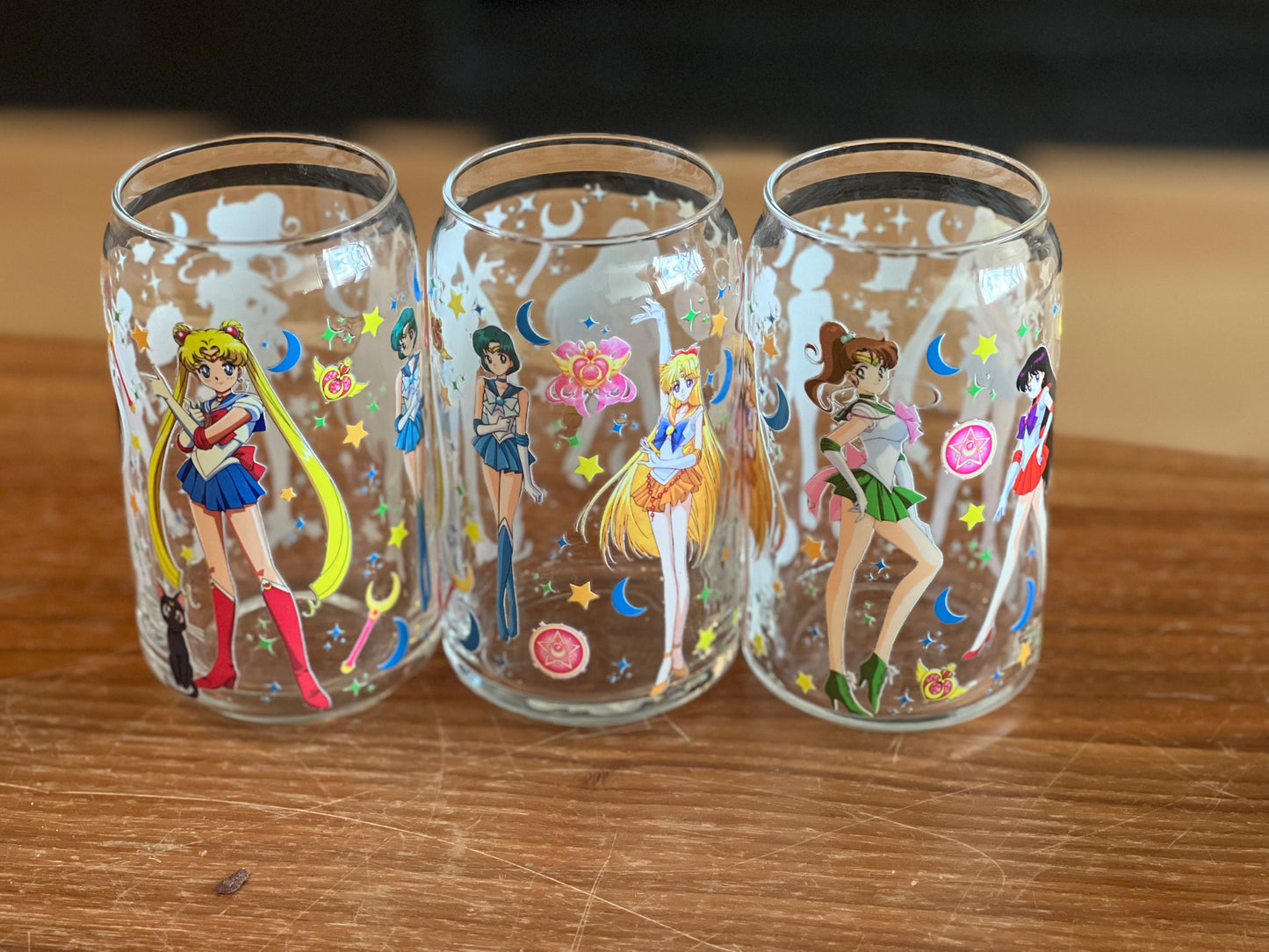 Sailor Moon inspired Glass | 16 oz Glass