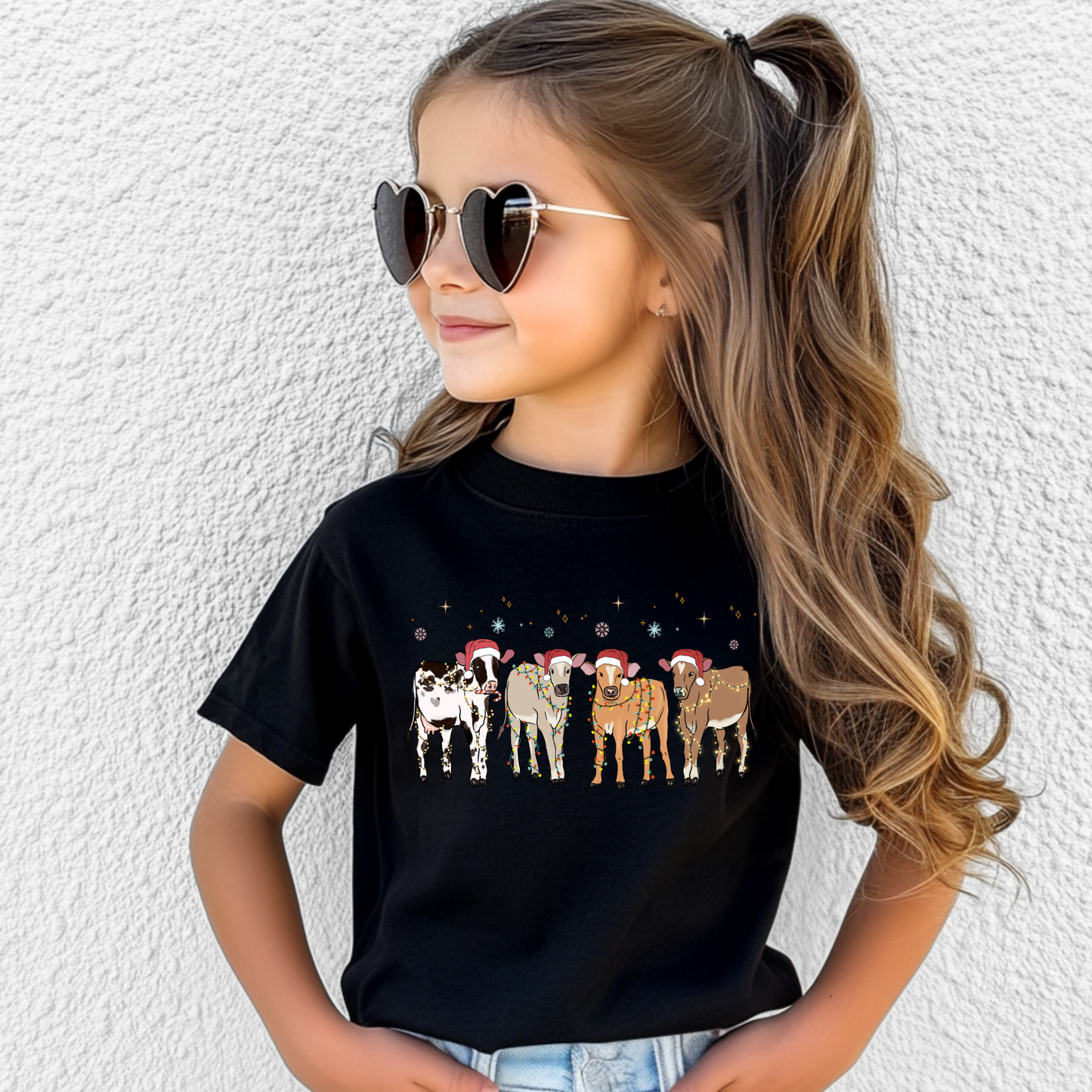 Christmas Cow Shirt