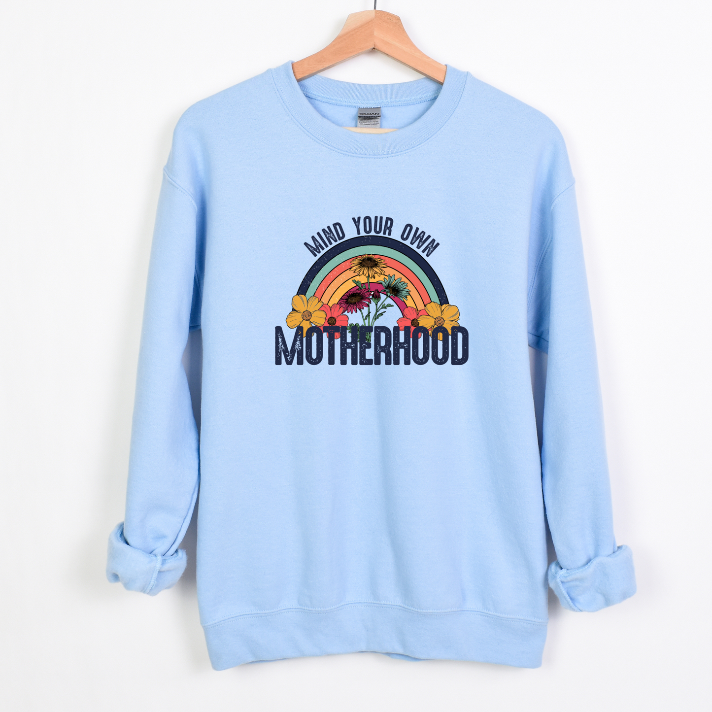 Adult crewneck sweatshirt | Mind your own Motherhood Crewneck sweatshirt | Mother’s Day gift ideas