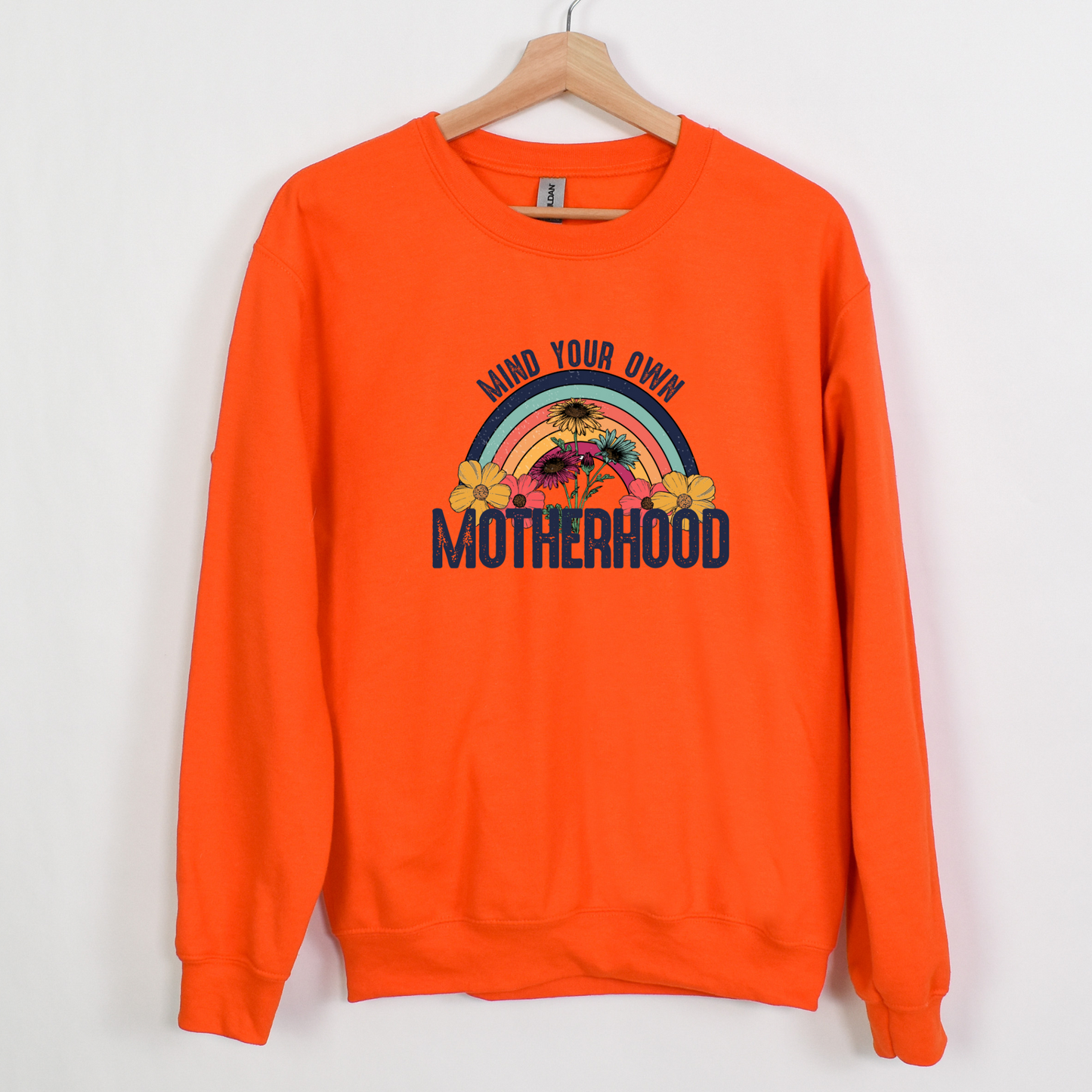 Adult crewneck sweatshirt | Mind your own Motherhood Crewneck sweatshirt | Mother’s Day gift ideas