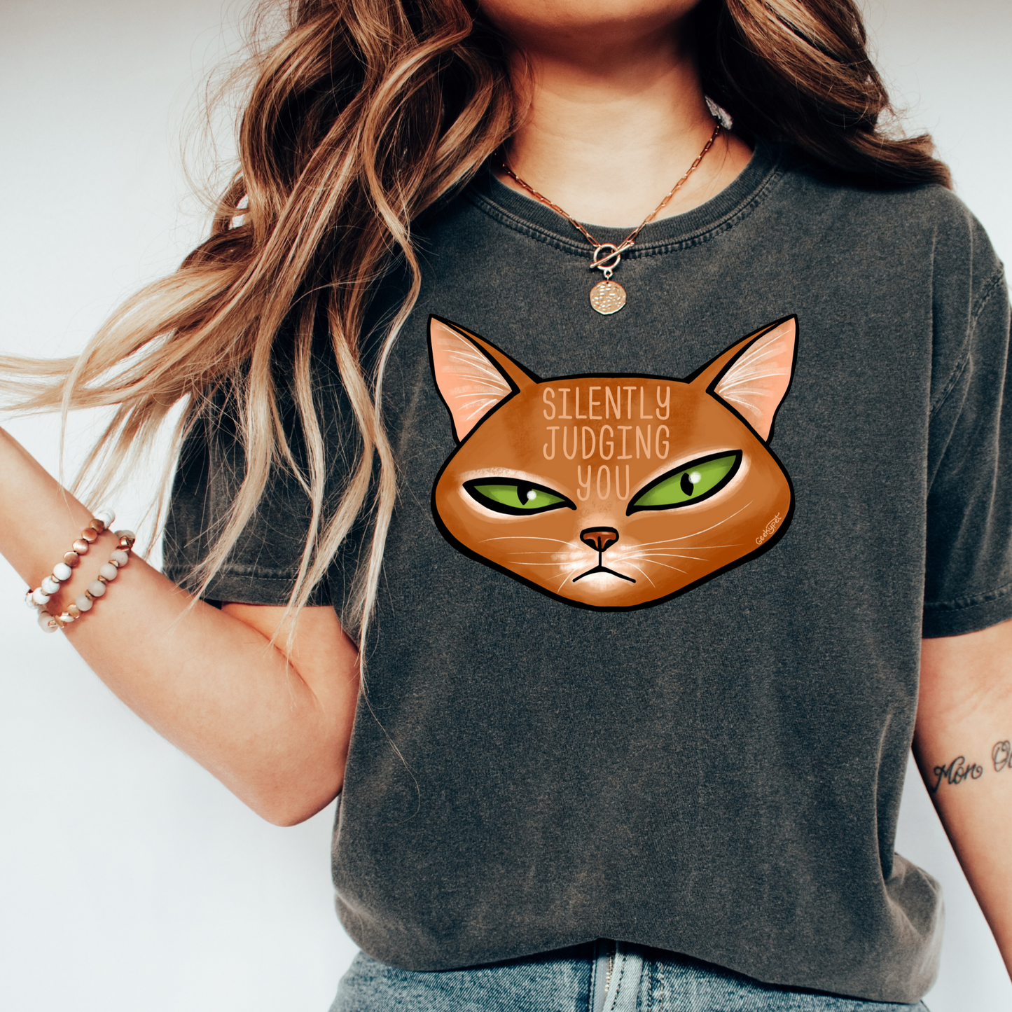 Geeky Pets t-shirt | Silently Judging you t-shirt  | Adult t-shirt | Unisex Comfort Color t-shirts