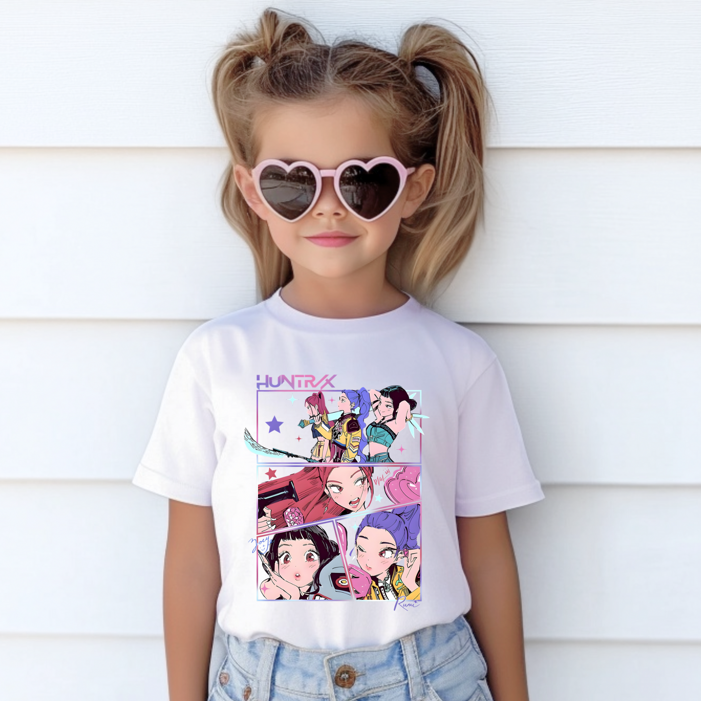 Comic K-pop Demon Hunters Huntrix Group Shirt