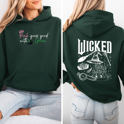 Pink goes good with Green | Changed for Good | Wicked Adult and Kid Hoodie