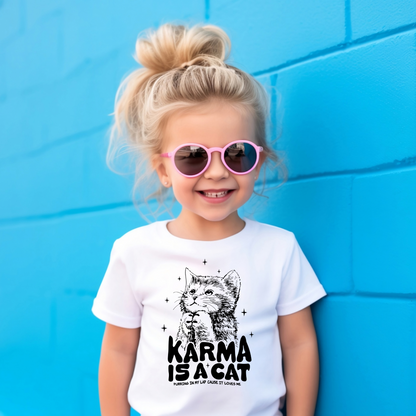 T Swift inspired t-shirt | Karma is a cat | kids t-shirt