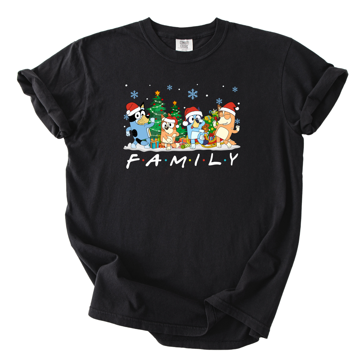 Bluey Christmas Adult Shirt.