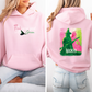 Glinda and Elphaba Hoodie for kids and Adults Pink goes good with Green | Changed for Good | Wicked Adult and Kid Hoodie