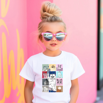 T Swift inspired t-shirt | Lots of cats | kids t-shirt
