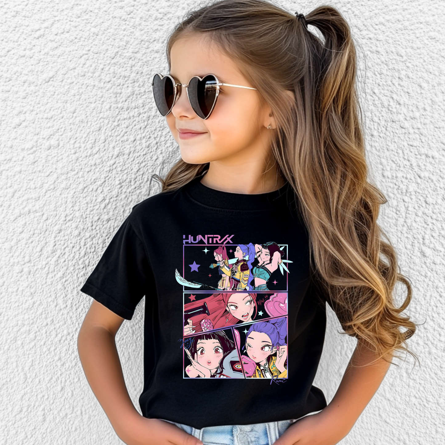 Comic K-pop Demon Hunters Huntrix Group Shirt