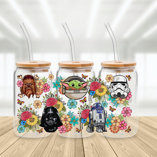 Star Wars 16 oz glass