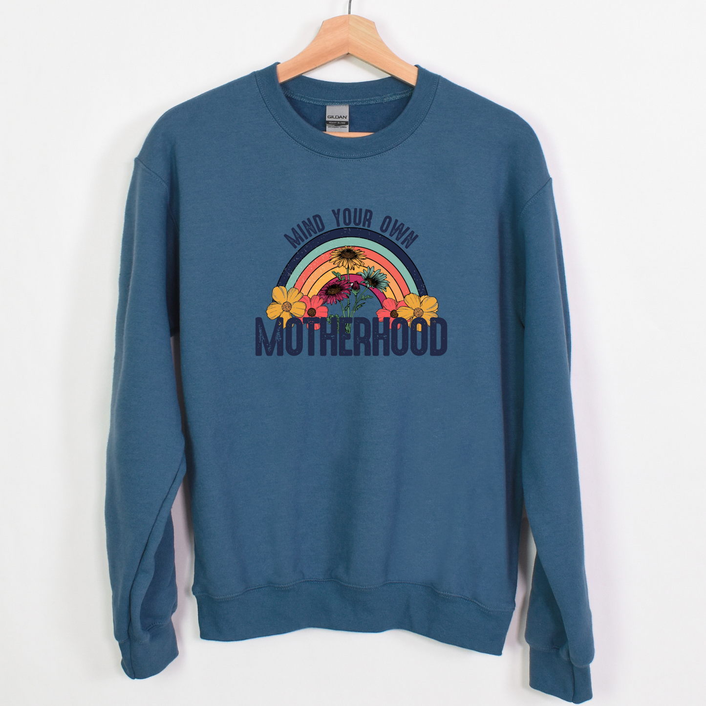 Adult crewneck sweatshirt | Mind your own Motherhood Crewneck sweatshirt | Mother’s Day gift ideas