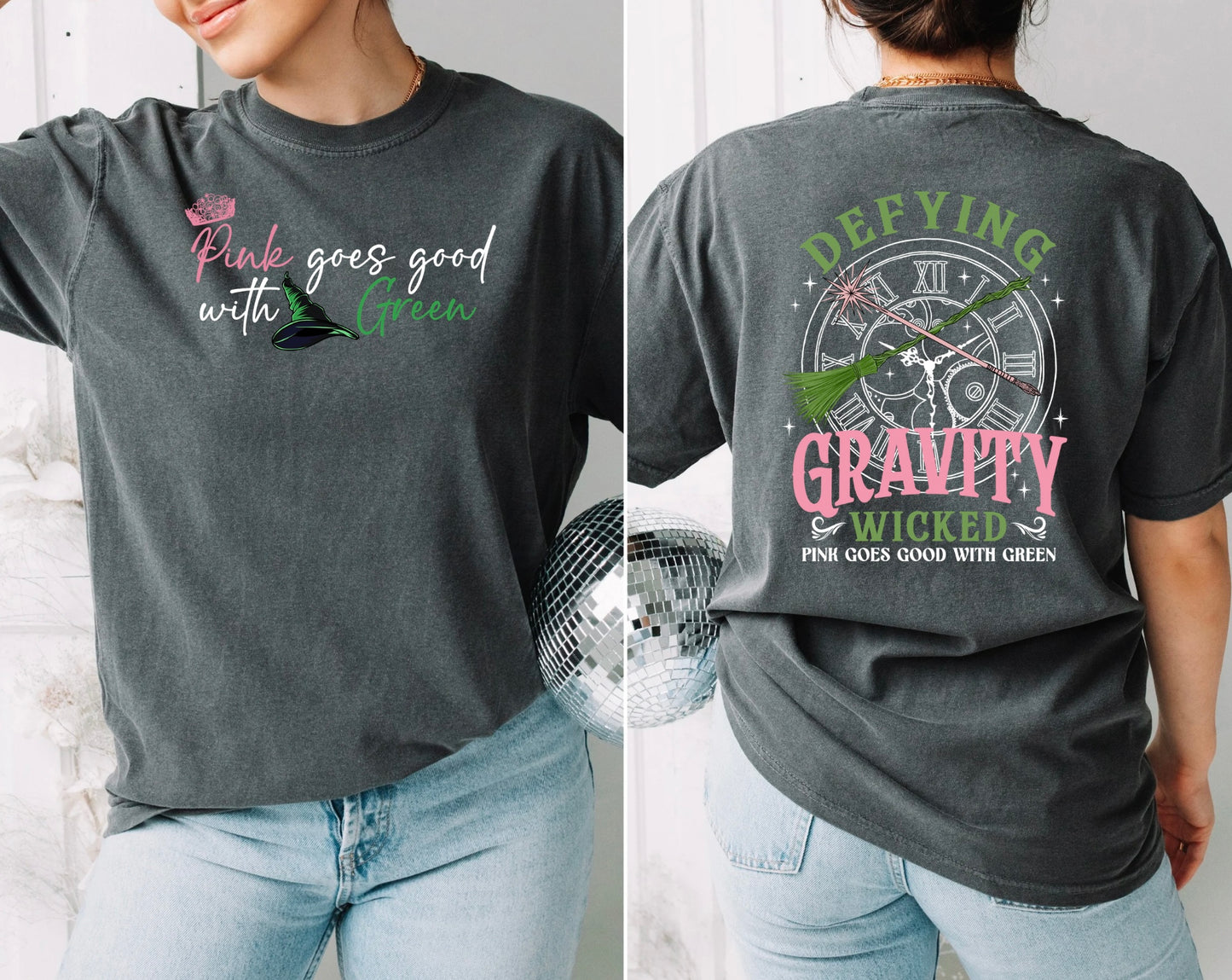 Wicked Shirt | Defying Gravity Adult Shift | Wicked the Movie shirt |  Adult Wicked shirt |