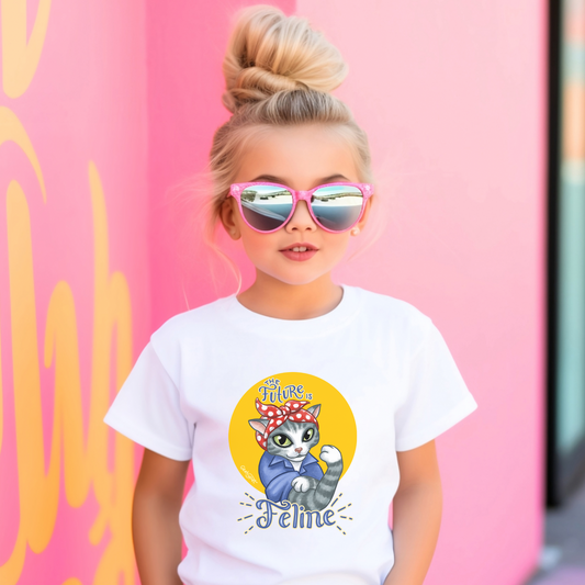 The Future is Female t-shirt | Geeky Pets t-shirt | Kids t-shirt