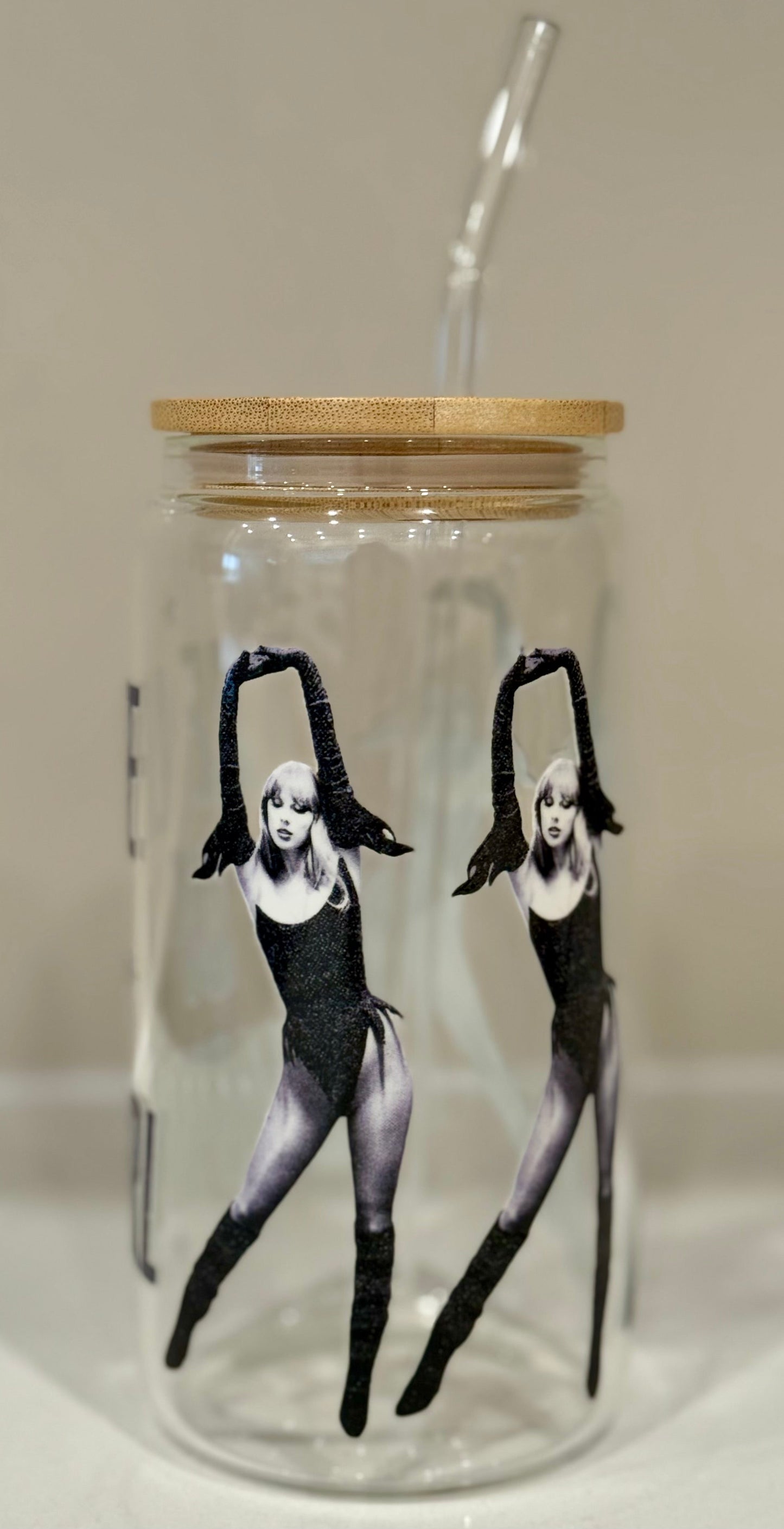 Tay Swift Inspired 16 oz glass: The Life of a Showgirl