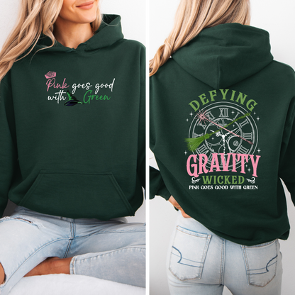 Defying Gravity | Unlimited together were Unlimited | Pink goes good with Green | Changed for Good | Wicked Adult and Kid Hoodie