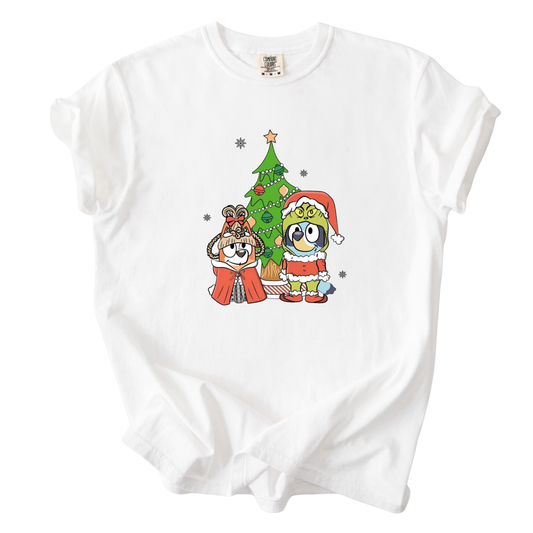 Bluey Christmas Adult Shirt.