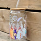 Tay Swift Inspired 16 oz glass: Iconic Eras Tour including The Tourtured Poets Department